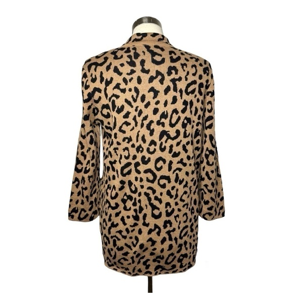 J.CREW Leopard Print Sophie Sweater Blazer size XXS - Picture 5 of 9